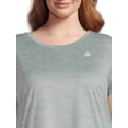 thumbnail image 5 of Reebok Women's and Women's Plus Legacy Core Knit Performance T-Shirt, Sizes XS-4X, 5 of 5