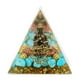 thumbnail image 2 of Cristales curativos de pirámide de cristal, piedras curativas de pirámide de orgón, piedras de chakra de cristal piramidal con estatua de Buda para energía positiva, riqueza, prosperidad, decoración d, 2 of 14