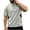 Gray, variant on Avirosel Men's Casual Color Block Short Sleeve Cage Jacket Half Zip Breathable Athletic Training Apparel for Outdoor Activities Black