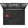 thumbnail image 5 of ASUS TUF Gaming A15 (2023) Gaming Laptop, 15.6" FHD 144Hz, 100% sRGB Display, GeForce RTX 4060, AMD Ryzen 9 7940HS, 16GB DDR5, 512GB PCIe SSD, Wi-Fi 6, Windows 11, FA507XV-BS93, 5 of 7