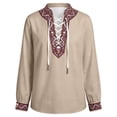 thumbnail image 5 of Weebloom Kids Boys Medieval Renaissance Pirate Shirt Long Sleeve Cosplay Shirt Dress Up Top Role Play Halloween Shirts,Size 3-16 Y, 5 of 6