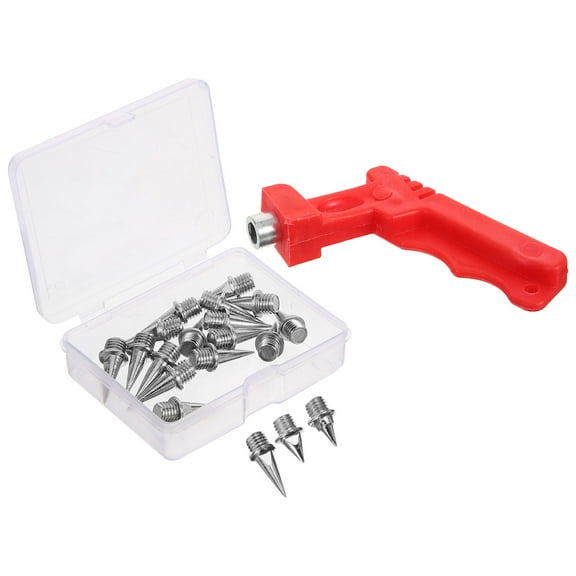 CIMAXIC 1Set Replacement Spikes for Track Shoes Metal Threaded Spikes High Jump Sports Shoes 3In