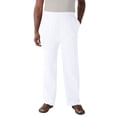 thumbnail image 2 of KingSize Men's Big & Tall Elastic Waist Gauze Cotton Pants, 2 of 6