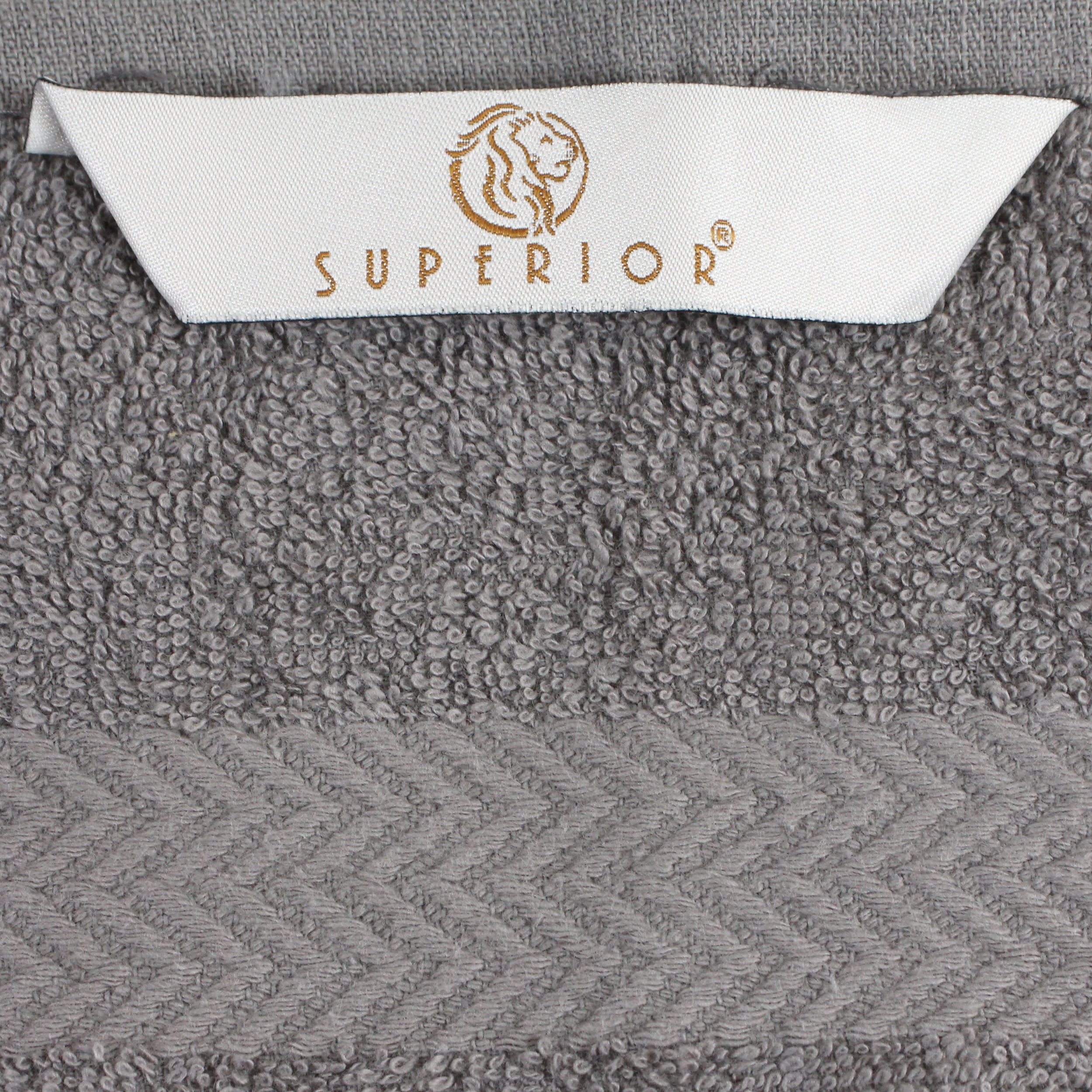 Eco-Friendly Cotton 8-Piece Hand Towel Set, Charcoal by Blue Nile Mills
