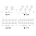 thumbnail image 2 of 10 PCS LED Makeup Mirror Lights 3 Color Modes Vanity Mirror Lights Bathroom Mirror Light with USB Cable LED Strip Lights, 2 of 7