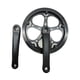 thumbnail image 2 of Juego de bielas para bicicleta, juego de bielas para bicicleta, juego de bielas para bicicleta, repuesto de aleación de aluminio Negro, 2 of 9