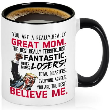 Gifts for Mom - Great Mom Mugs, Mothers Day Gifts, Mugs Gifts for Mom, Birthday Gifts, Mom Gifts, Futtumy 11 fl oz White Coffee Mugs Ceramic Mug Tea Cup
