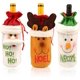 thumbnail image 1 of Bolsa para botella de vino LzGUNGY Diseño de Papá Noel, 1 of 5