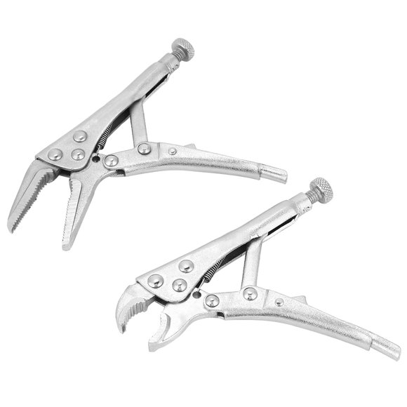 Lock Clamp, 2Pcs Locking Hand Tools Ground Mouth For Industry For Handtool