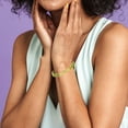 thumbnail image 4 of Bracelet Orula Protection Amulette Babalawo en Perles Vert Jaune en Acier Inoxydable 7 Pouces, 4 of 4