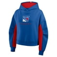 thumbnail image 4 of Women's Fanatics Blue New York Rangers Back Check Boxy Hoodie, 4 of 5