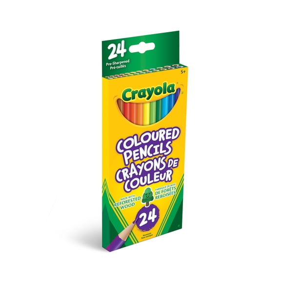 Crayola Coloured Pencils, 24 Count