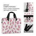 thumbnail image 4 of FORMRS 16" Laptop Sleeve Bag Carrying Case with Handle Travel Shoulder Briefcase, Pink Popsicle Pattern, 4 of 8