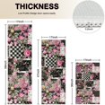thumbnail image 4 of Pioneer Flower Floral Print Pattern Kitchen Rugs Sets Of 3,Kitchen Runner Rugs Non Skid Washable,Decorative Kitchen Floor Mats for Kitchen,Sink,Laundry,17"x30"+ 17"x47" + 17"x59", 4 of 6