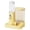 Yellow, variant on 2 in 1 Hamster Water Bottle With Food Bowl No Drip Automatic Pet Feeder & Small Animal Water Dispenser Set for Syrian, Dwarf Hamsters, Gerbils, Mice, Hedgehogs Cage Accessory Supplies