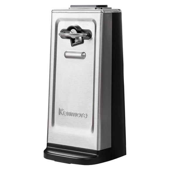 Kenmore Smooth Edge Electric Automatic Can Opener Jar Opener, Electric Can Opener, Stainless Steel