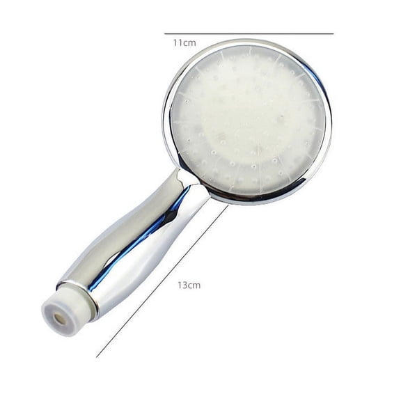 INTSUPERMAI Bathroom LED Shower Head Color Changing 7 Color Glow Light Spa Filter Showerhead