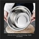 thumbnail image 3 of Kearding Colador apilable de acero inoxidable y juego de lavabo para mezclar, colador de cocina, lavabo de arroz, colador de ensalada, juego de tazones, Suministros de limpieza para el hogar No.2 Kearding HA026467-02, 3 of 6