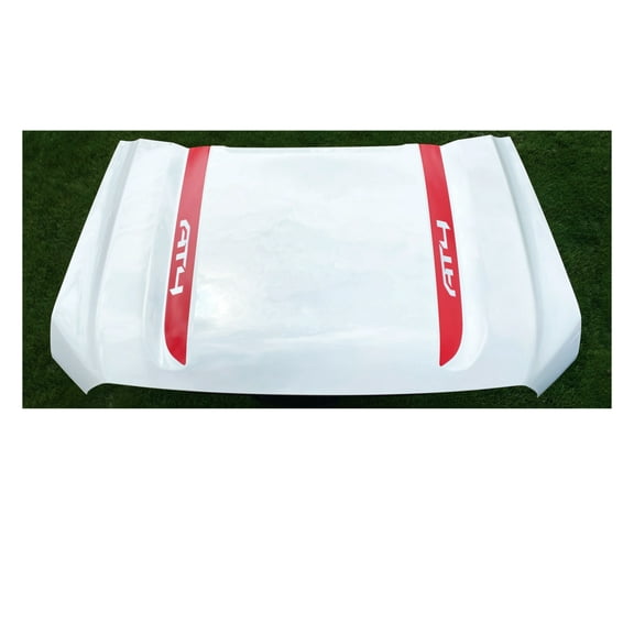 GMC SIERRA Red AT4 Hood Decals 2019-2026 Set of 2 GM Licensed