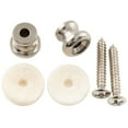 thumbnail image 3 of Musiclily Pro Steel Strap Button End Pins for Small Sized Guitar Bass Ukulele, Nickel (Set of 2), 3 of 5