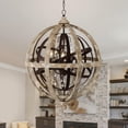 thumbnail image 6 of Yosemite Home Decor Campion 5 Lights Chandelier in Antique White, 6 of 12