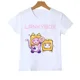 thumbnail image 5 of Camisetas de algodón para niños y niñas, camisetas con estampado gráfico de dibujos animados de anime Lanky Box, ropa para niños, camisetas de verano para bebés de 2 a 13 años, 5 of 5