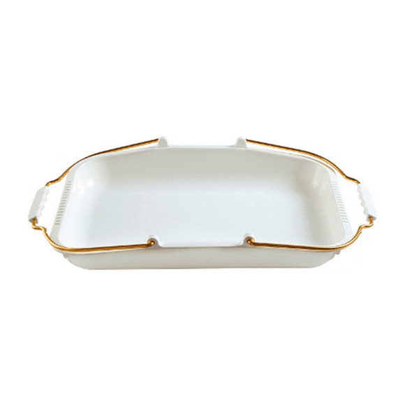 Bread Serving Trays Bakery Bread Tray with Handles Bakery Supplies Bread Container Tray for Bread Shopping 1PCS