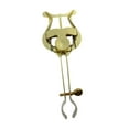 thumbnail image 3 of HILABEE Clarinet Marching Lyre Clamp Musical Instruments Accessories Clarinet Lyre Music Gold White, 3 of 9