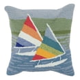 thumbnail image 2 of Liora Manne Frontporch Sailing Indoor Outdoor Pillow Lake, 2 of 4