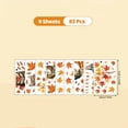 thumbnail image 2 of Fall Window Clings, Fall Leaves Wall Stickers & Watercolor Cats, Pumpkin Autumn Window Clings Set, Peel and Stick Removable Falls Wall Stickers Decals for Home, Living Room Glass Door Halloween, 2 of 5