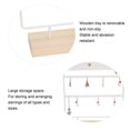 thumbnail image 4 of Earrings Rack Metal Ear Studs Pendant Earrings Jewelry Holder Display Stand OrganizerWhite, 4 of 4