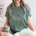 thumbnail image 3 of Sun T-shirt, Sunshine Tee Shirt, Summer Shirt, Beach Shirts, Summer Positive Vibes Shirt, Gift For Her, Shirts For Women, 3 of 5