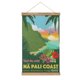 thumbnail image 1 of Póster vintage de viaje a la costa de Napali, obras de arte, póster en lienzo, regalos de arte, arte de pared, póster en lienzo para decoración de sala de estar, póster de regalo, 1 of 5