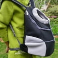 thumbnail image 4 of Dog Carrier Backpack Pet Puppy Carrier Front Pack Breathable Head Out Design with Reflective Safe Dog Backpack, 4 of 7