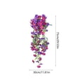 thumbnail image 6 of Artificial Purple & Pink Morning Glory Hanging Vine, Faux Trailing Petunia Flower Bouquet, Fake Hanging Plant for Indoor/Outdoor Porch and Patio Decor, 6 of 6