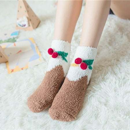 

Women s Christmas Printed Socks Cute Warm Comfortable Socks Home Socks