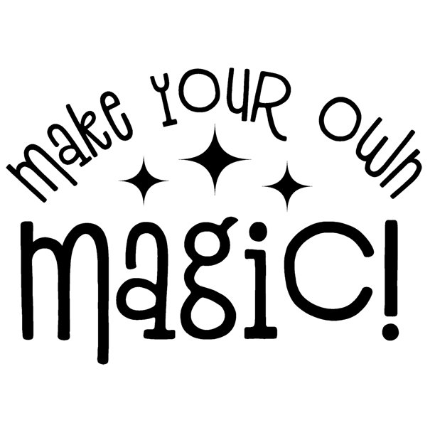 Make Your Own Magic! Inspirational Wall Decals for Walls Peel and Stick