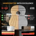 thumbnail image 6 of 41" Full-Size Acoustic Guitar Kit, Cutaway Body with Digital Tuner, and Accessory Kit, (Sunburst Teardrop), 6 of 7