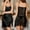 Black, variant on Fazvaoo Women's Nightgowns Chemises Thin Nightdress Ice Silk Lace Nightgowns(Black,Size S-XL)