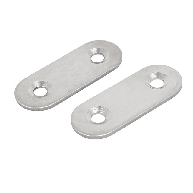 Placas planas de reparación recta de unión de 40mmx16mmx1.5mm 2 piezas