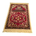 thumbnail image 1 of jifeng Handmade Embroidery Pattern Prayer Rug Comfortable Polyester Thick Soft Prayer Red, 1 of 9