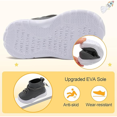 thumbnail image 5 of Barerun Toddler Boys Girls Elasticized Pull-On Ultra-Lightweight Non-Slip EVA Sole Tennis Shoes 9, 5 of 7
