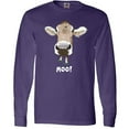 thumbnail image 3 of Inktastic Moo Cute Brown Holstein Cow Long Sleeve T-Shirt, 3 of 5