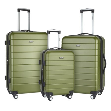 Wrangler - Wrangler 3-Piece Hardside Luggage Set - Walmart.com