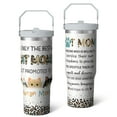 thumbnail image 2 of 1pc Cat Lovers 30oz Tumbler with Straw & Handle - Insulated Stainless Steel Cup | Holiday Gift for Man Women (Christmas, Valentine's, Birthday), 2 of 7