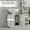 24‚Äù Pedestal Sink Bathroom Vanity White Elegant