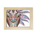 thumbnail image 1 of Mosaic Style Colorful Horse Design Desktop Photo Frame Picture Art Decoration Painting 6x8 inch, 1 of 3