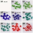 thumbnail image 4 of U8MO 8x6mm 10x8mm 13x10mm Rugby Oval Faceted Crystal Glass Loose Beads Wholesale lot-22# Bluish Purple AB-13x10mm (10pcs), 4 of 9