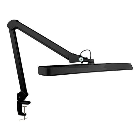 (2021 Model) Neatfi XL 2,500 Lumens LED Task Lamp with Clamp, Eye-Caring LED Lamp, 30W Super Bright Desk Lamp, 162 Pcs SMD LED, 22 Inches Wide Lamp, Table Clamp LED Light (Black)