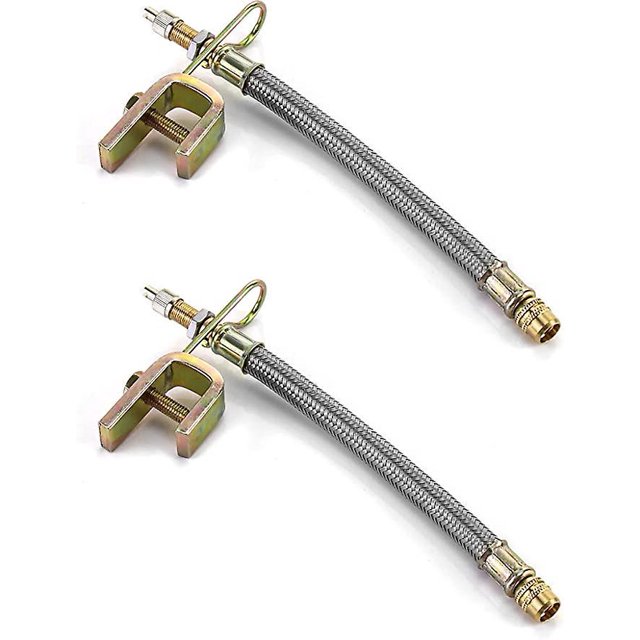 Lot De 2 Extension Valve De Pneu, Pneu Valve Rallonge Pour Pneu De Camion, Bus Et Remorque, 18cm